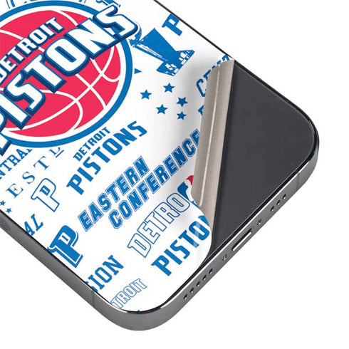 NBA Detroit Pistons Historic Blast iPhone 16 Pro Skin